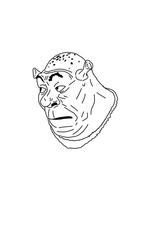 #6 HD White Tee - "Wanna (re)watch Shrek together?"